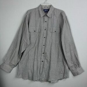 Polo Golf Ralph Lauren BENFORD Men’s Large Shirt Black/White Herringbone